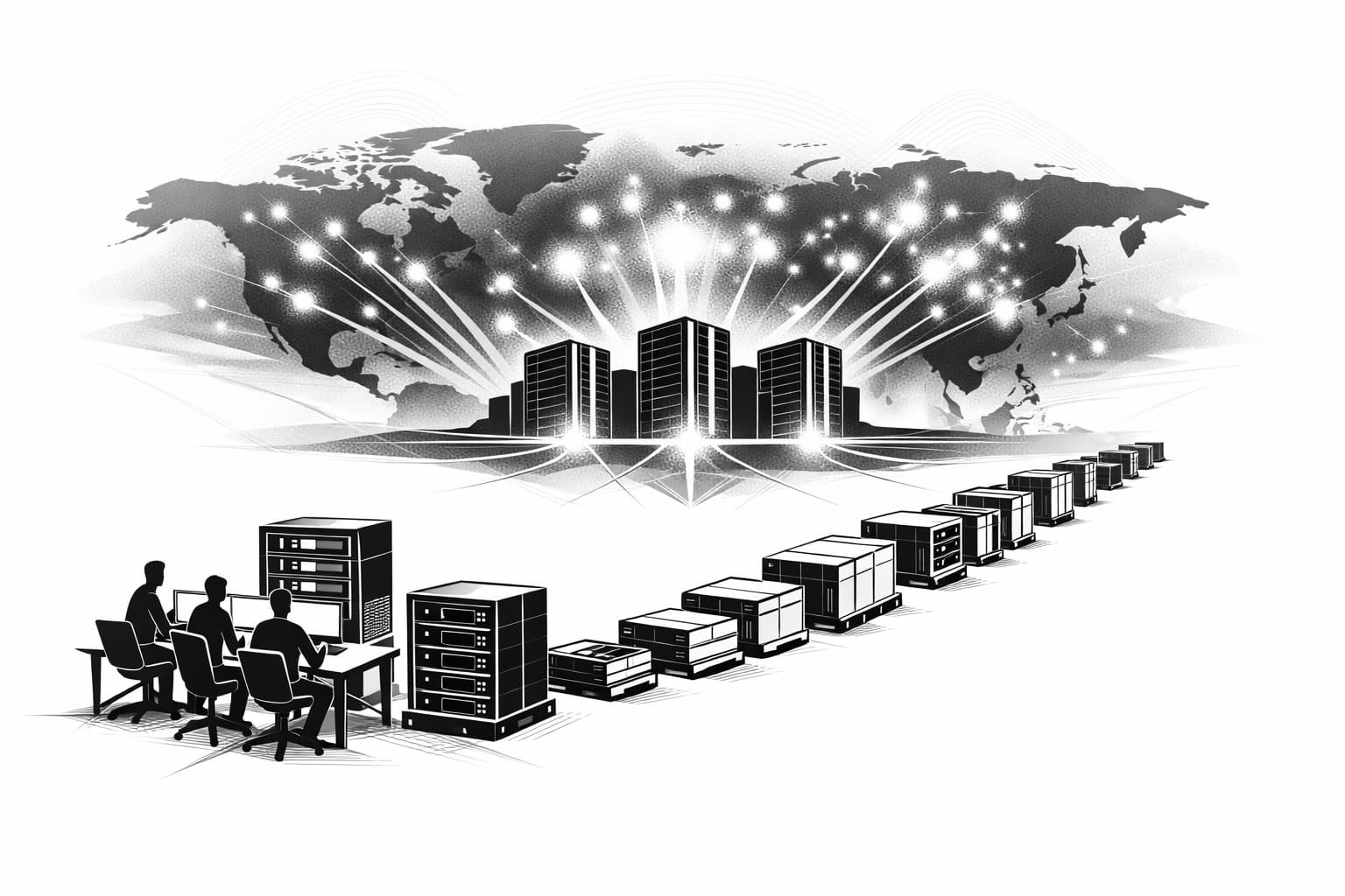 Startup team facing limited GPUs while hyperscaler data centers dominate global supply