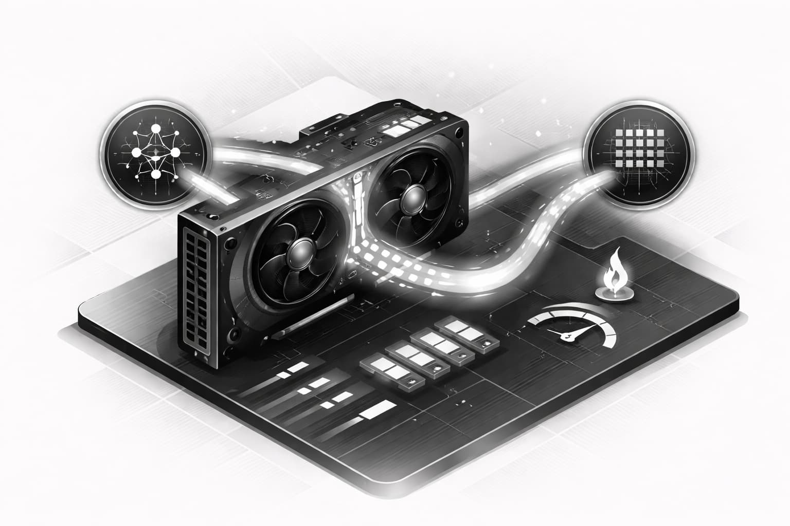 One GPU splitting resources to mine two cryptocurrencies with heat and power limits