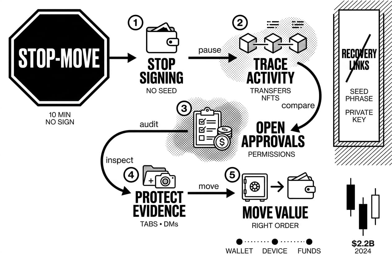 Monochrome workflow shows how to check if your crypto wallet is compromised safely