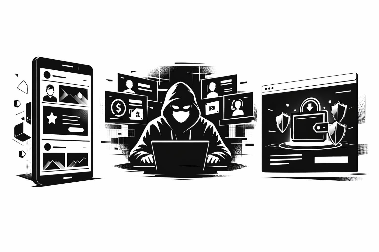 Scammers using social media ads and fake profiles to target crypto wallets