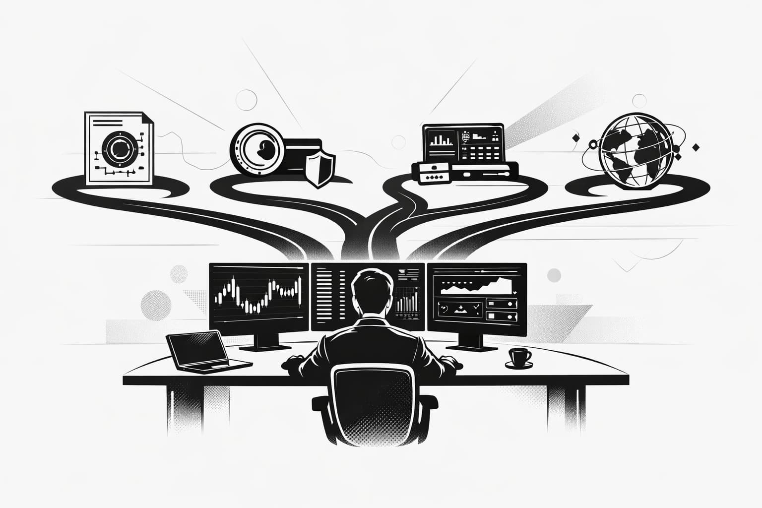 Founder roadmap branching into tokenization, stablecoin, prop trading, and global expansion