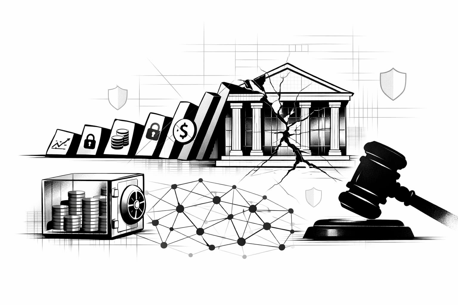 Domino effect of crypto failures, regulation crackdown, and proof-of-reserves concept in 2026