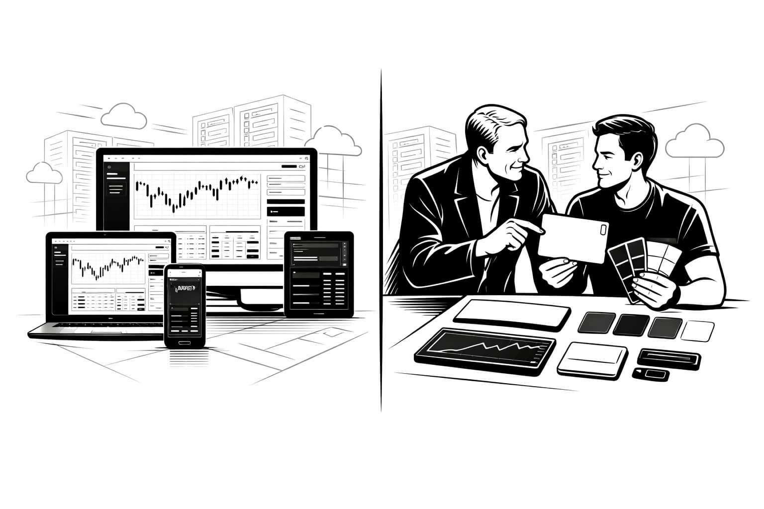 Mentor explaining rebranded ready-made crypto exchange platform versus building from scratch