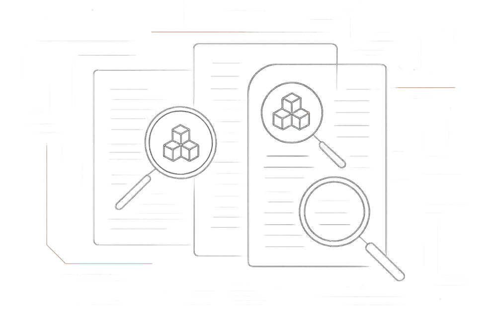 Schematic representation of a crypto whitepaper document.