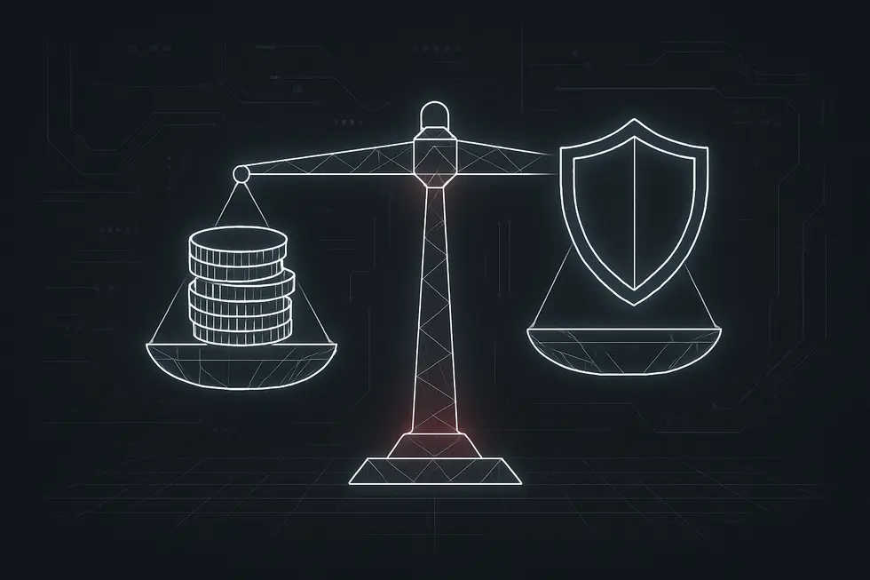 A digital coin symbolizing the concept of cryptocurrency on a futuristic network background.