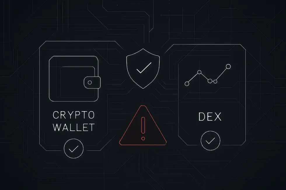 A visual comparison of centralized and decentralized exchange structures.