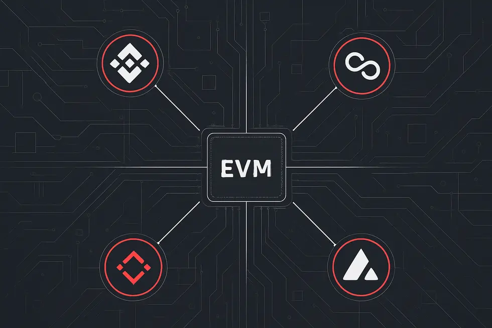 The EVM acts as a global computer running on thousands of interconnected nodes around the world.