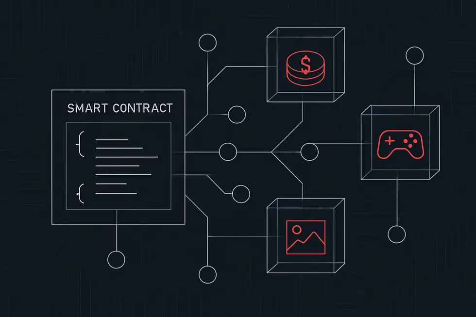 The EVM acts as a global computer running on thousands of interconnected nodes around the world.